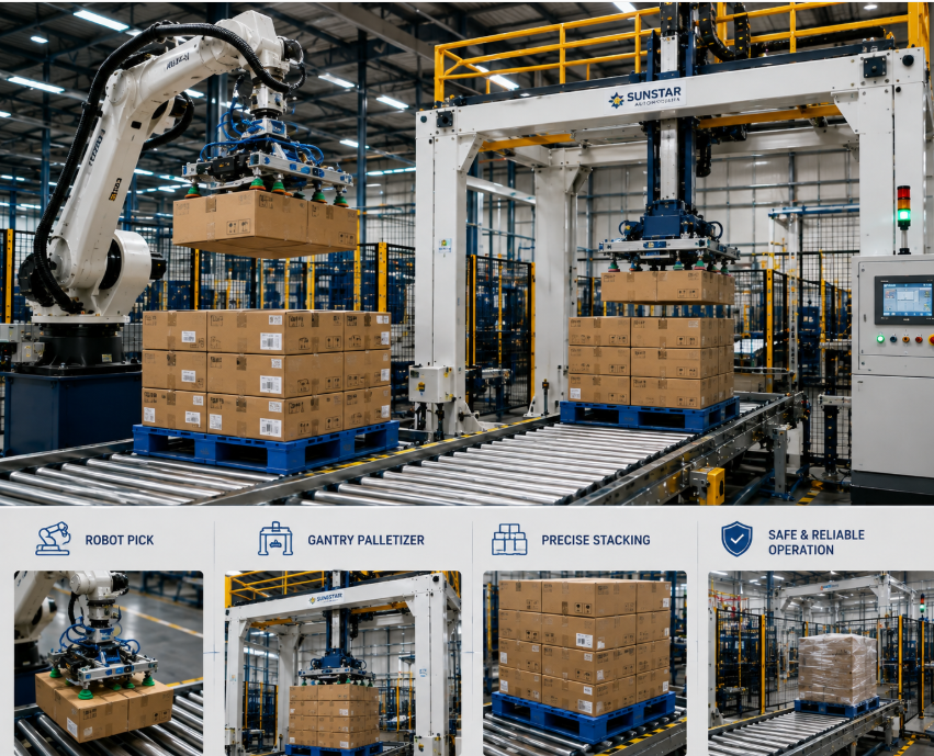 Robot & Gantry Palletization
