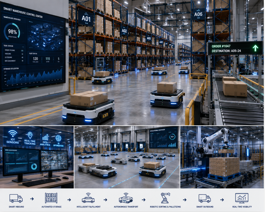 Unmanned Smart Warehouse Deployment